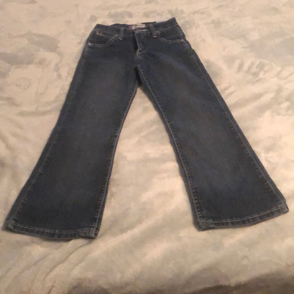 Wrangler boot cut jeans girls size 6!